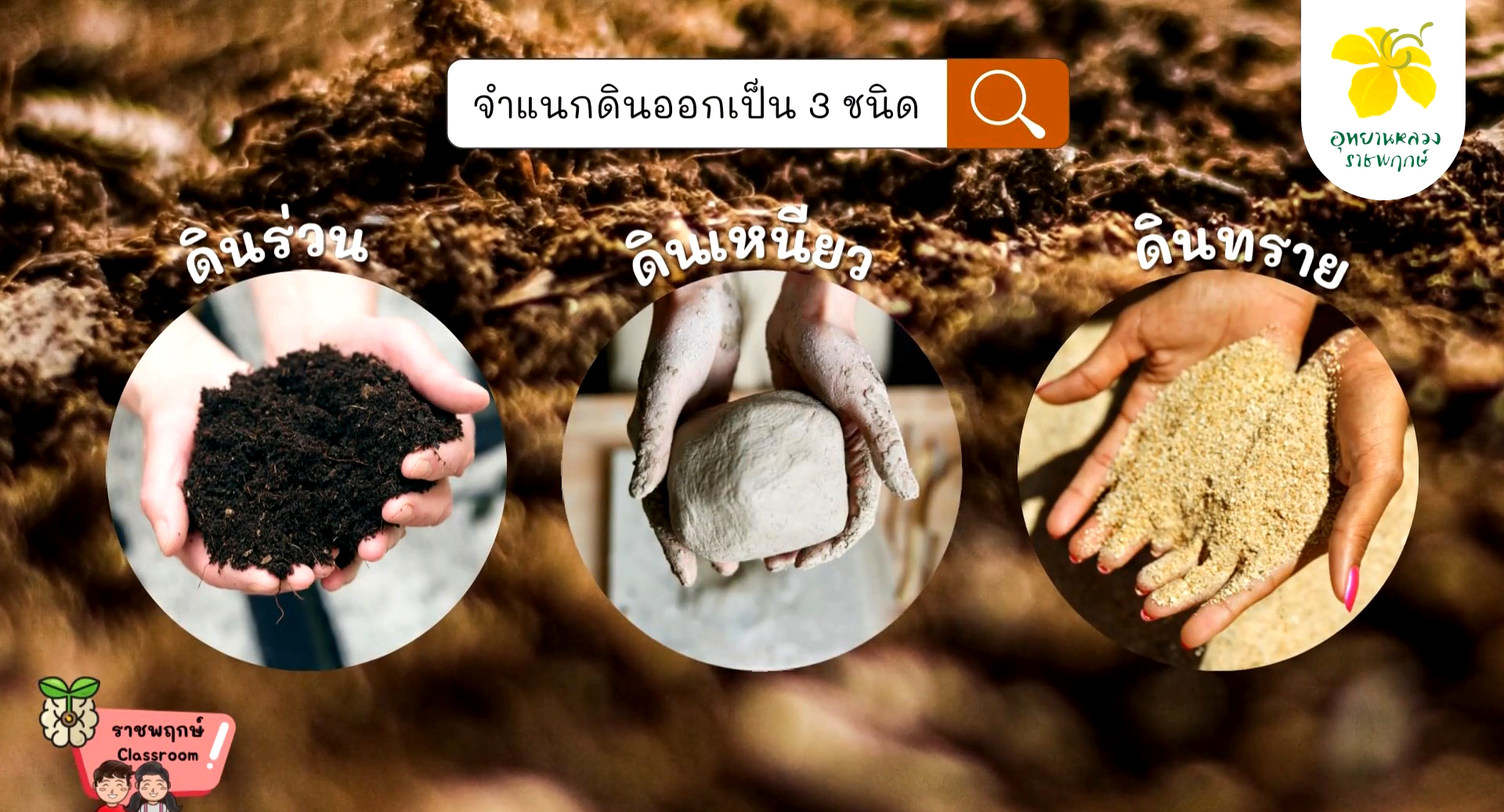 ราชพฤกษ์ Classroom | รู้จักดิน